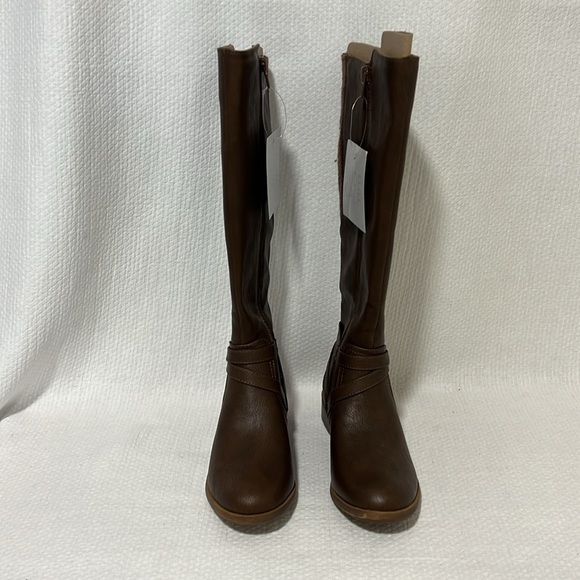 LifeStride Xtrovert Wide Calf Brown Riding Boot size 5.5 - Picture 4 of 13